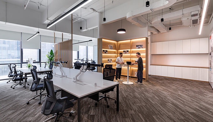 上海小型原木風(fēng)辦公室裝修省錢設(shè)計(jì)方案 